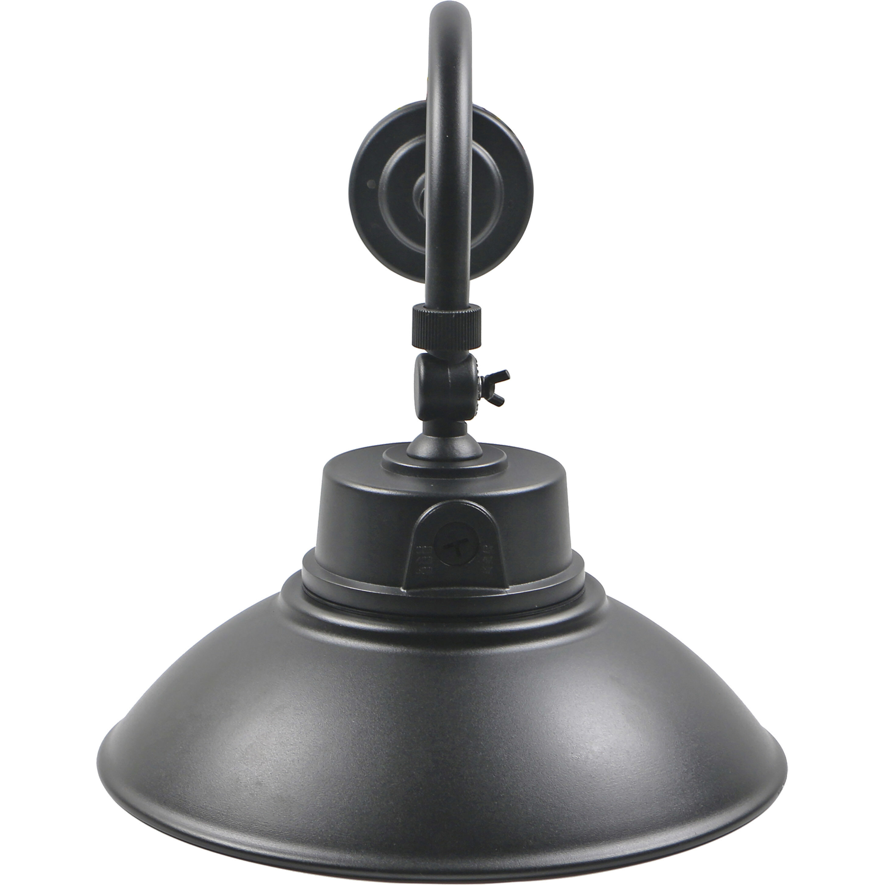 ColorQuick and PowerQuick LED 14 inch Black Outdoor, Gooseneck-RLM