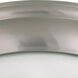 Brentwood 3 Light 17 inch Brushed Nickel Flush Mount Ceiling Light