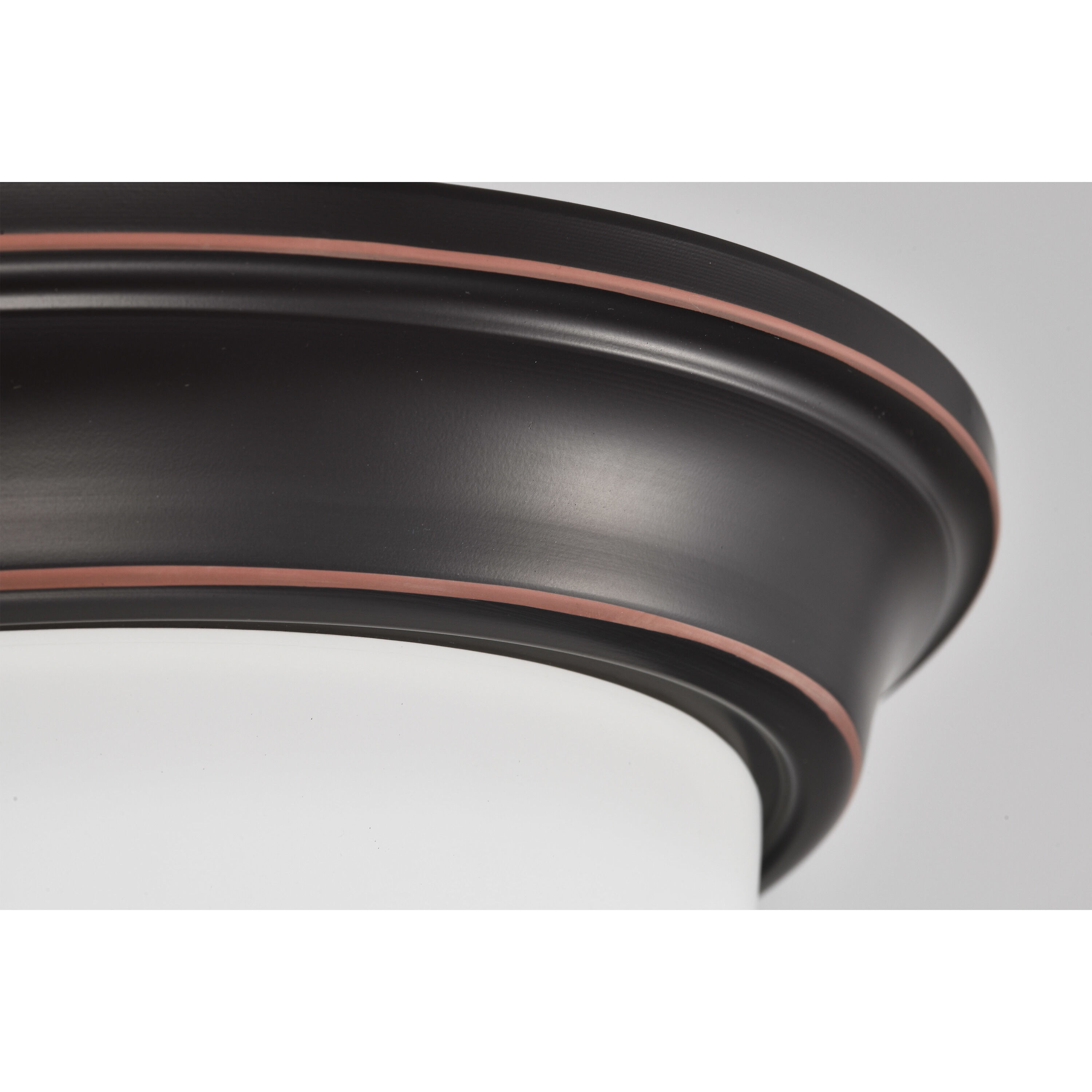 Brentwood LED 13 inch Mahogany Bronze LED Flush Mount Ceiling Light