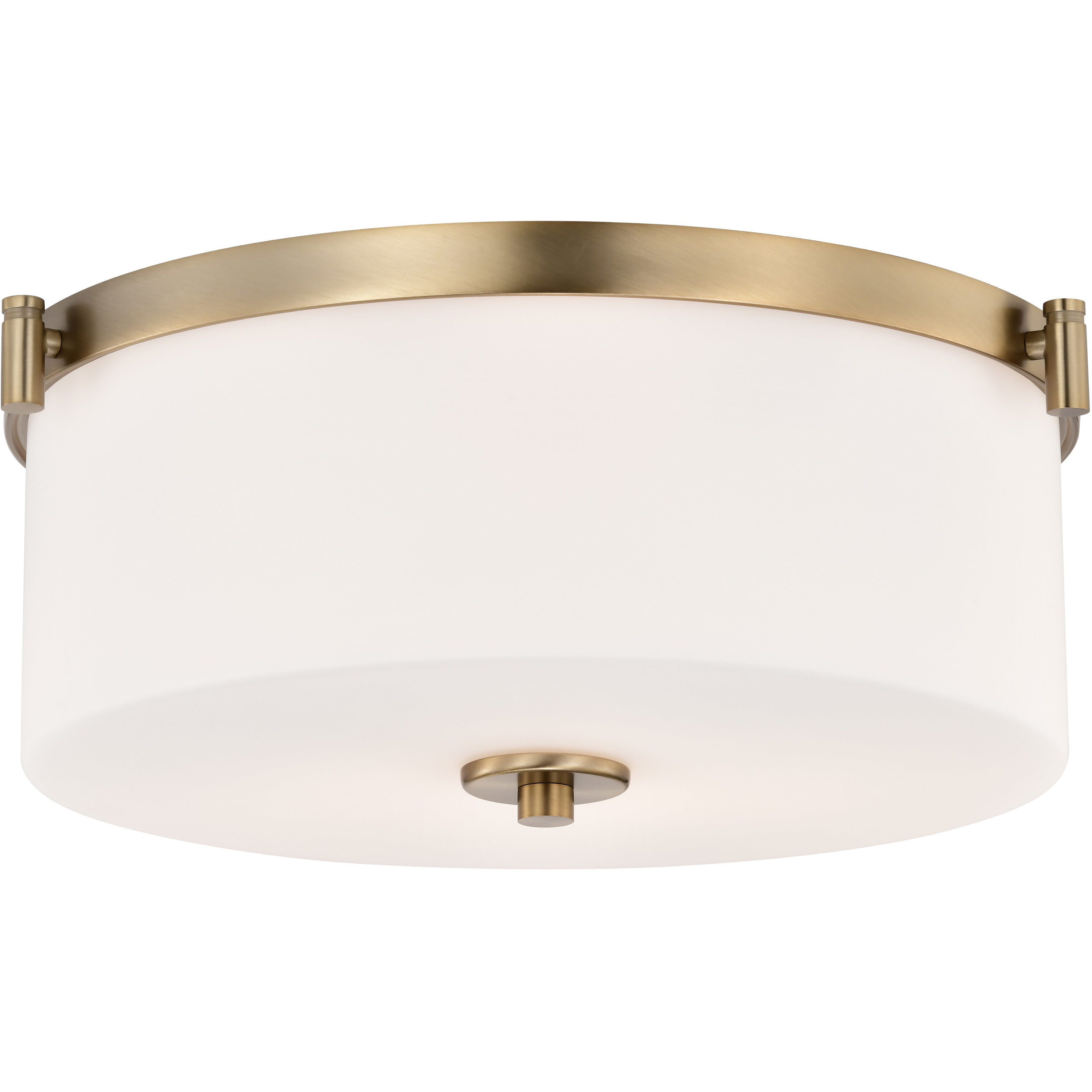 Liam 16.63 inch Burnished Brass Flush Mount Ceiling Light