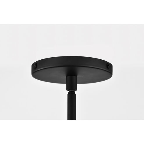 Aura LED 12 inch Matte Black Pendant Ceiling Light
