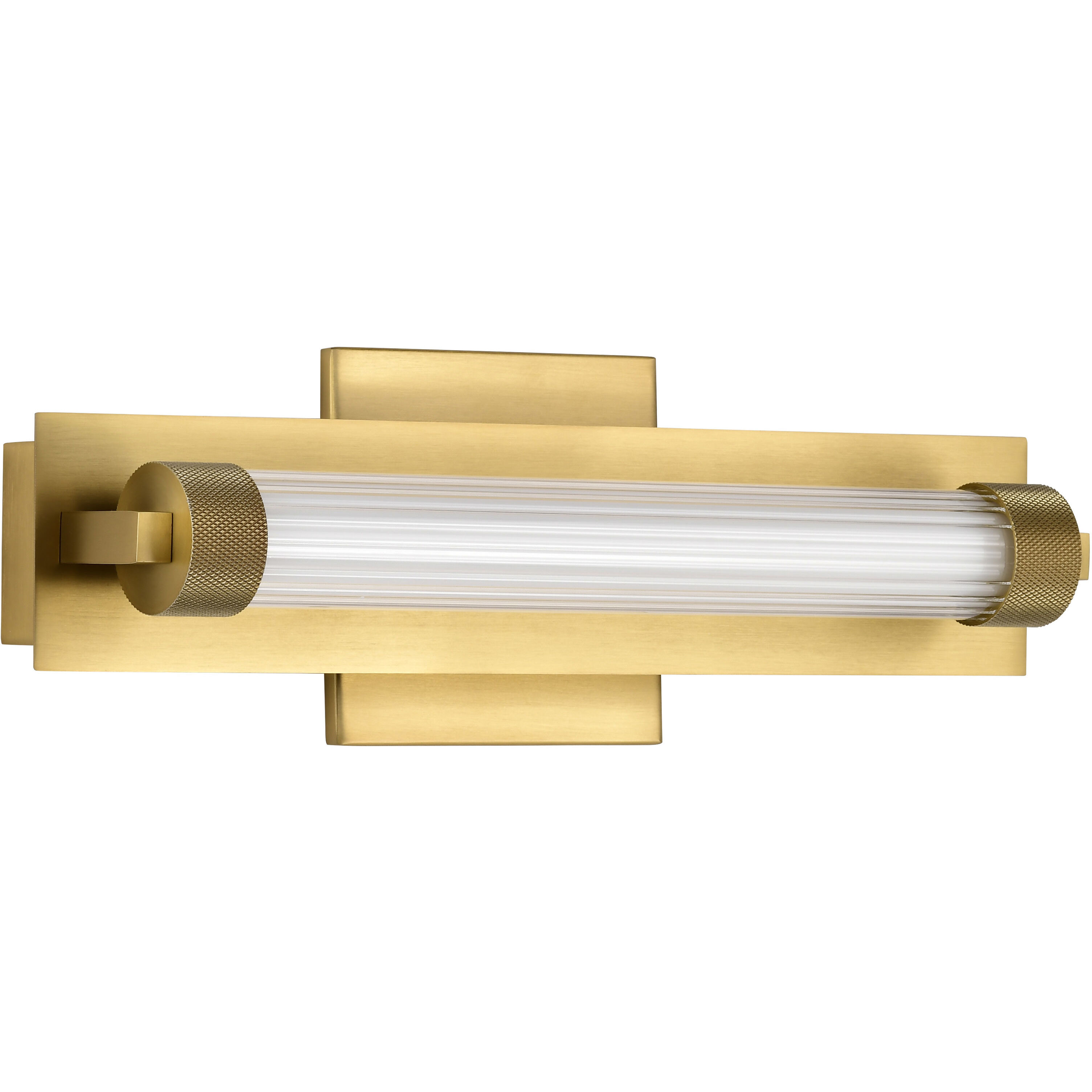 Larissa LED 14 inch Vintage Brass Vanity Wall Light