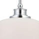 Soho 1 Light 7 inch Polished Chrome Mini Pendant Ceiling Light