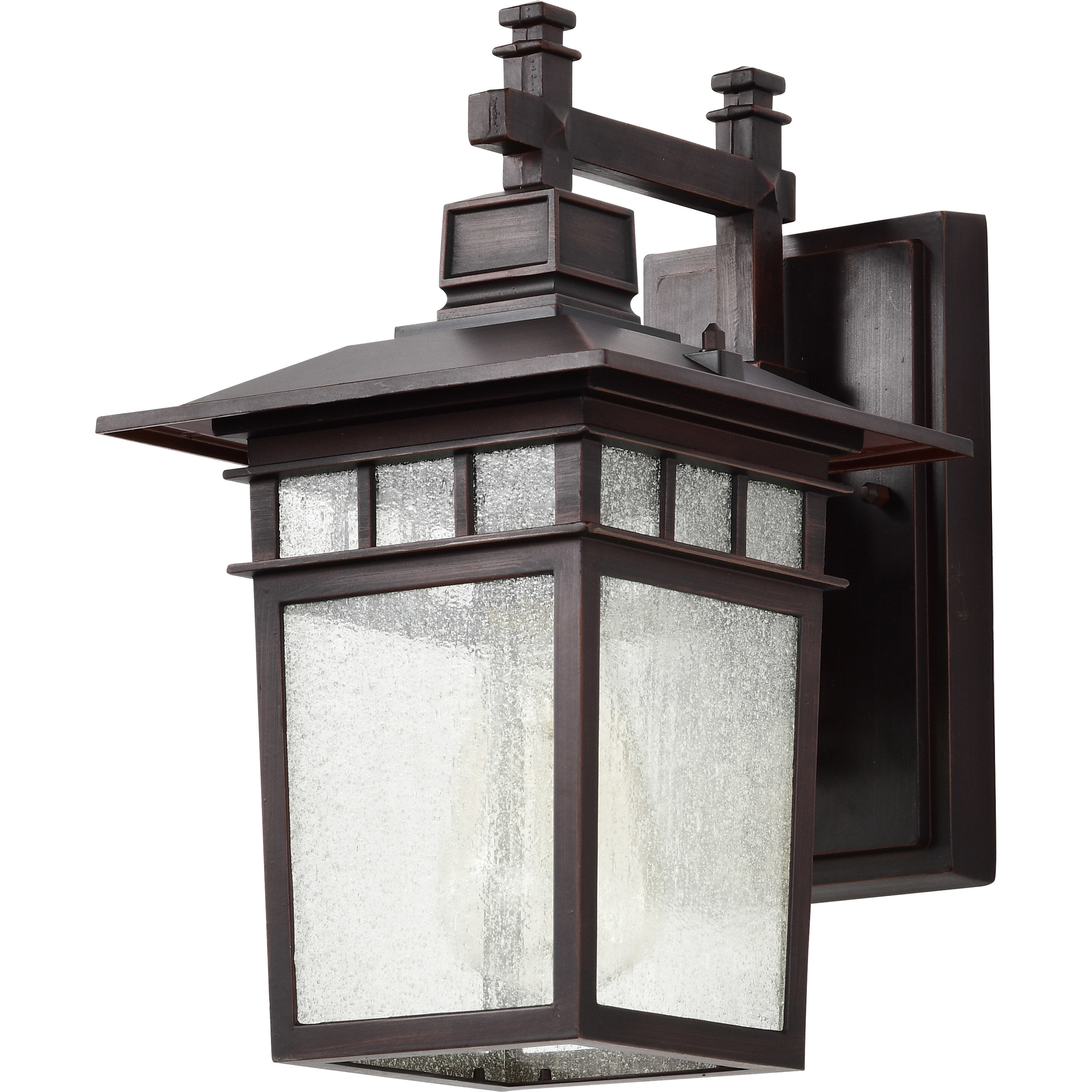 Cove Neck 1 Light 12 inch Rustic Bronze Outdoor Wall Lantern
