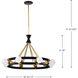 Marsden 8 Light 23.13 inch Matte Black Chandelier Ceiling Light