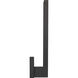 Raven LED 18 inch Textured Matte Black Outdoor Wall Sconce