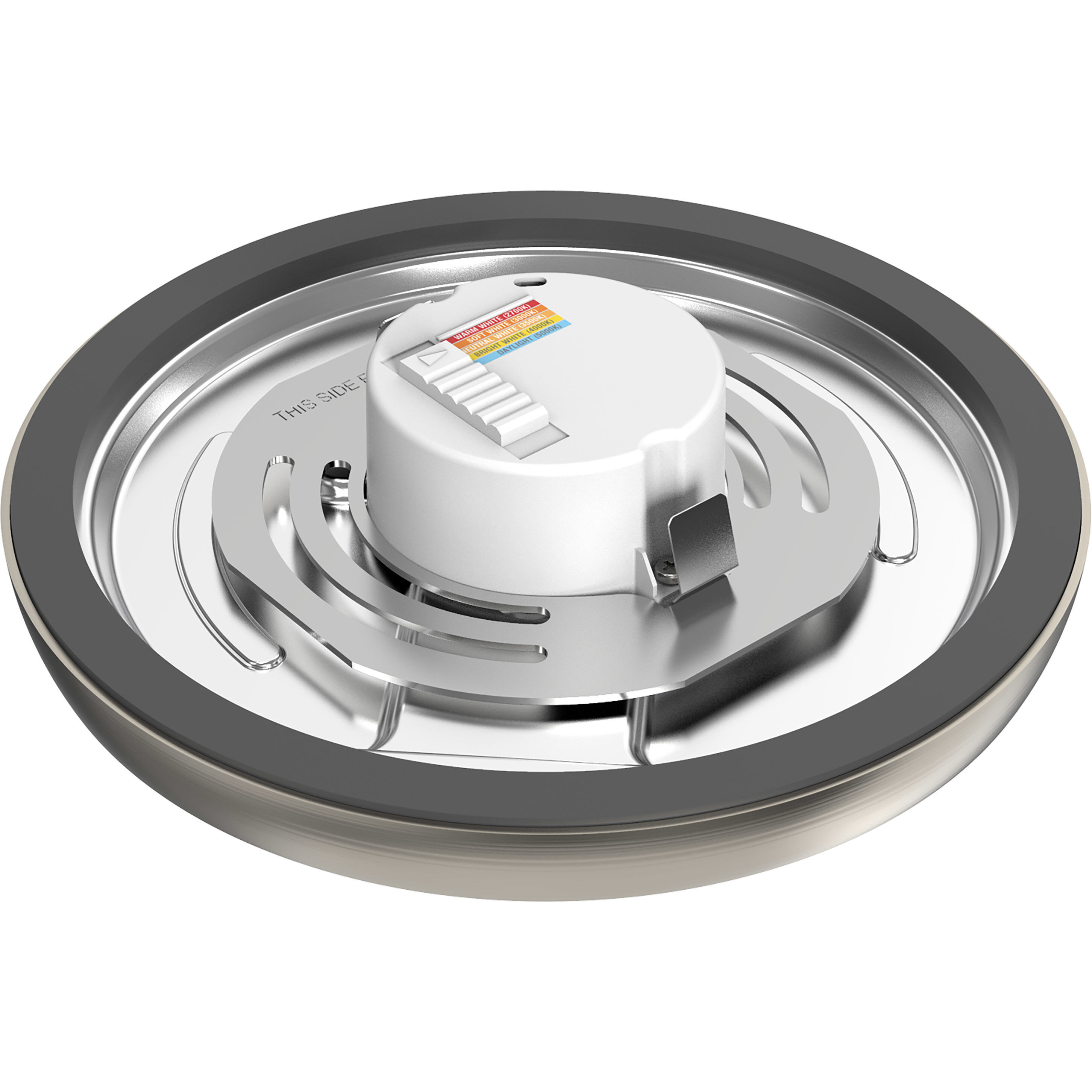 Blink LED 7 inch Brushed Nickel Flush Mount Ceiling Light