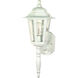 Central Park 1 Light 18 inch White Outdoor Wall Lantern