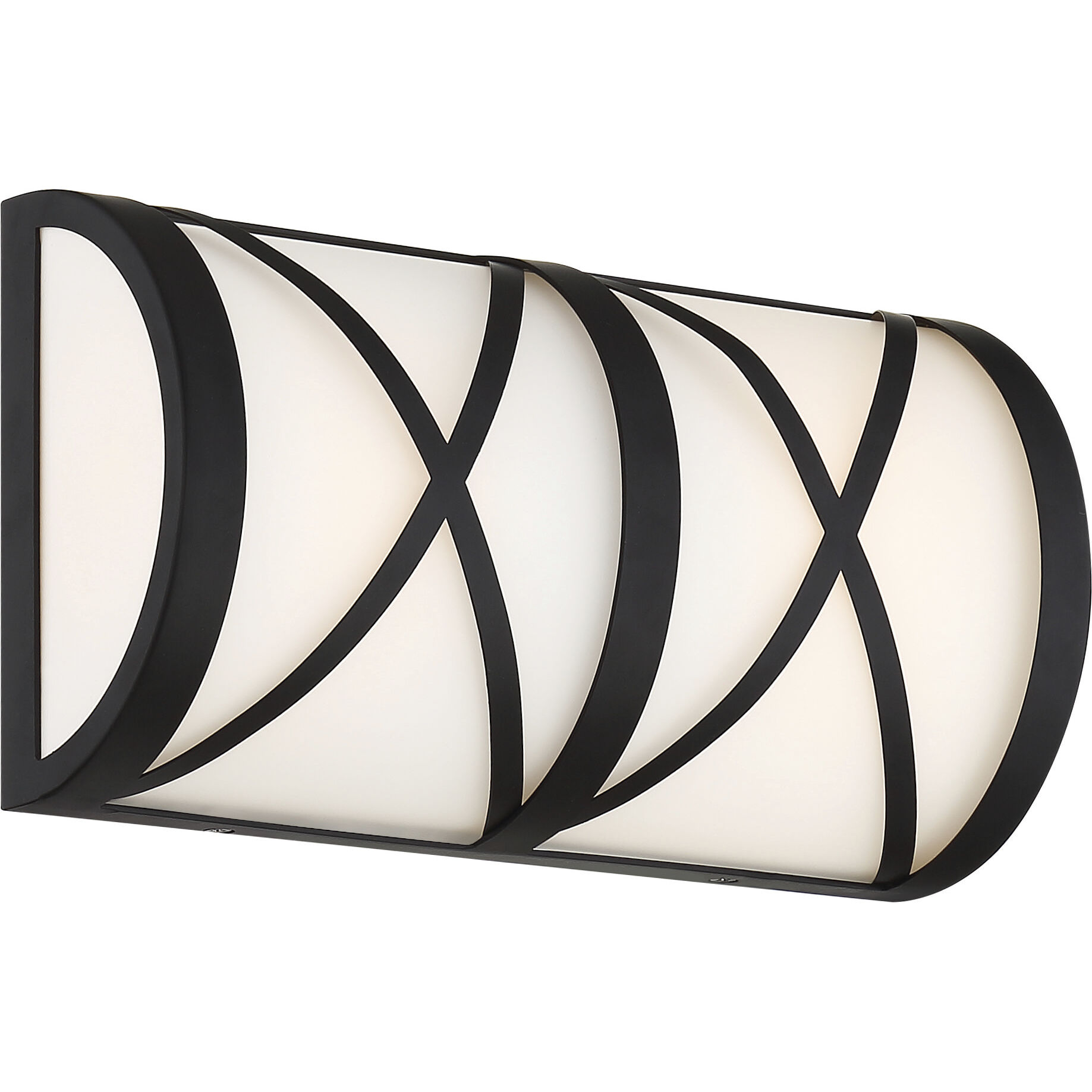 Sylph 2 Light 7 inch Aged Bronze and Satin White Vanity Light Wall Light