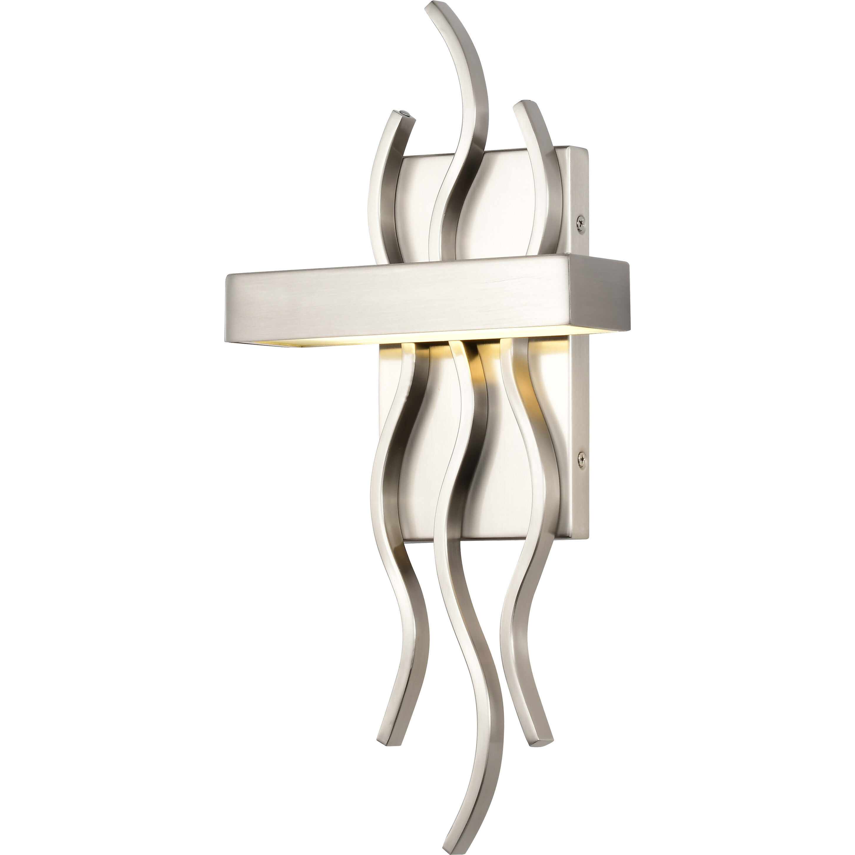 Wave glass sconce deals