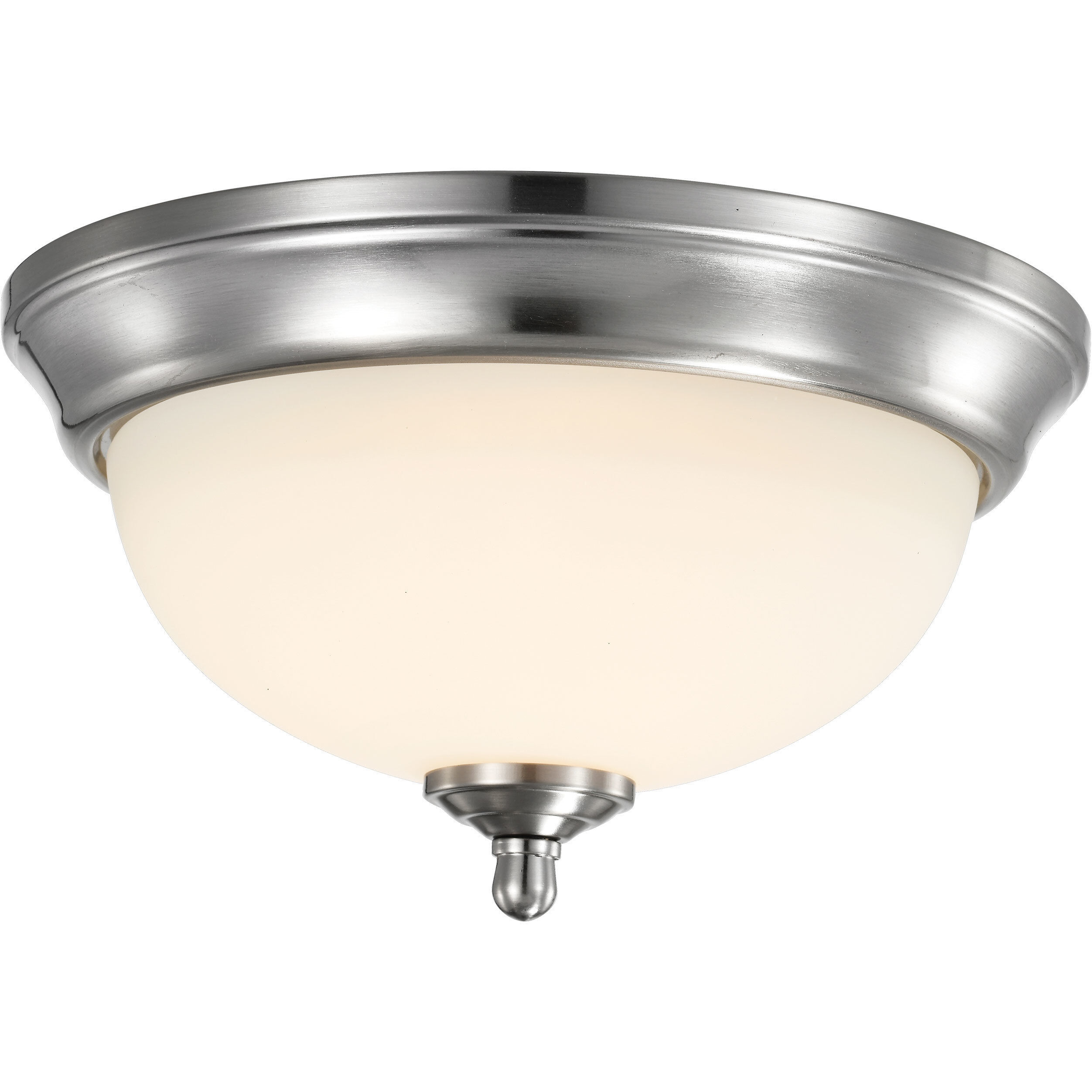 Brentwood LED 11 inch Brushed Nickel Flush Mount Ceiling Light
