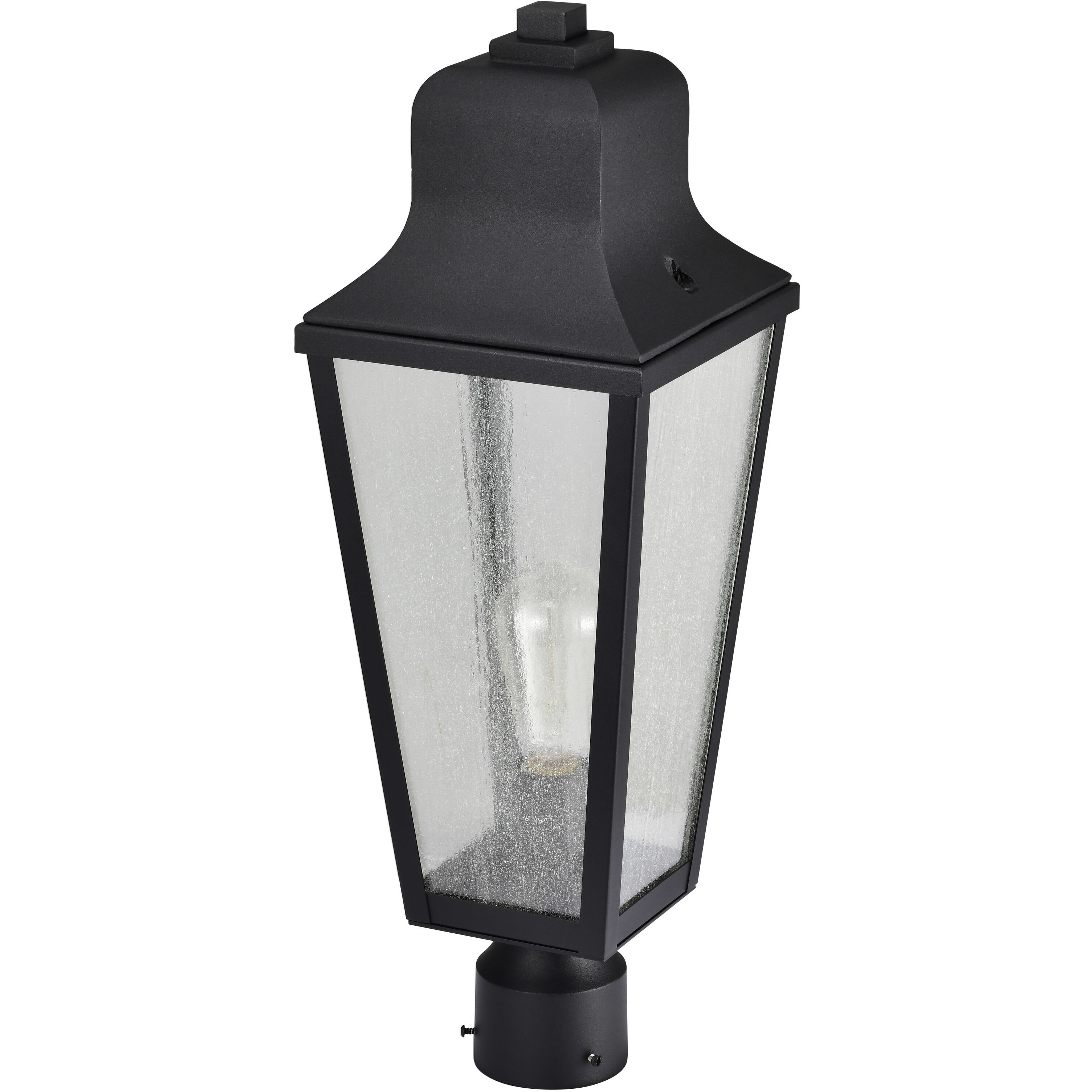 Lawrence 1 Light 22.75 inch Matte Black Outdoor Post Light