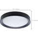 Selene LED 16.61 inch Black Flush Mount Ceiling Light