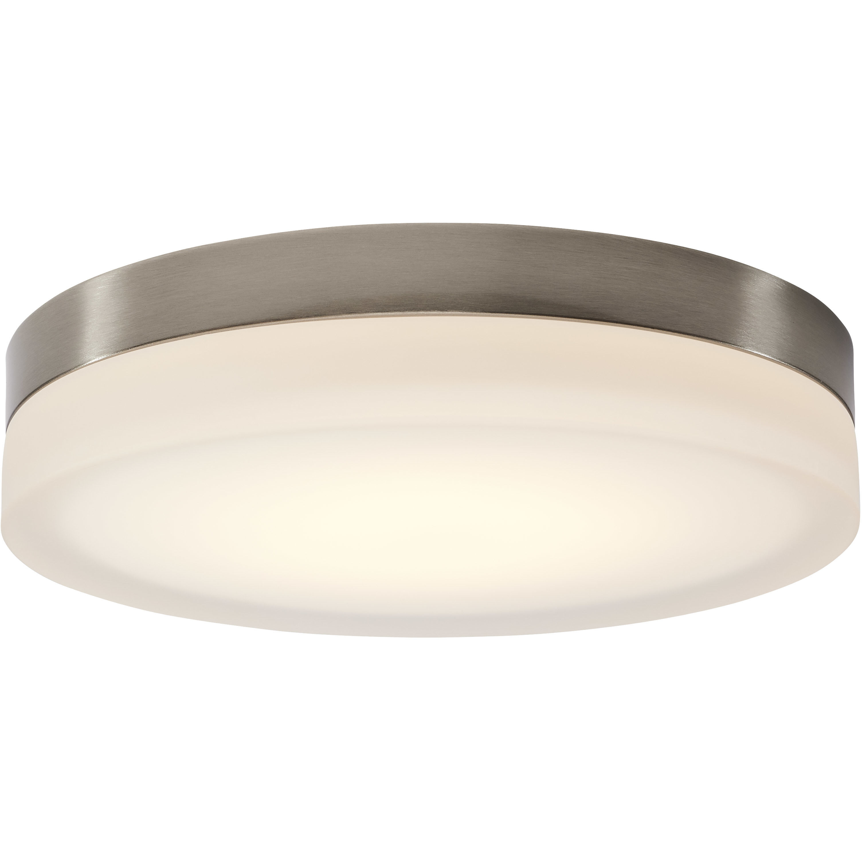 Pi LED 14 inch Brushed Nickel LED Flush Mount Ceiling Light