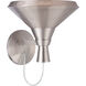 Luger LED 13.38 inch Satin Steel Vanity Light Wall Light