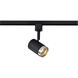 Brentwood 1 Light 120 Matte Black and Brushed Nickel Track Lighting Ceiling Light