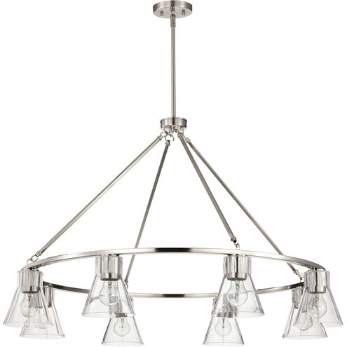 Gianna 40 inch Brushed Nickel Chandelier Ceiling Light