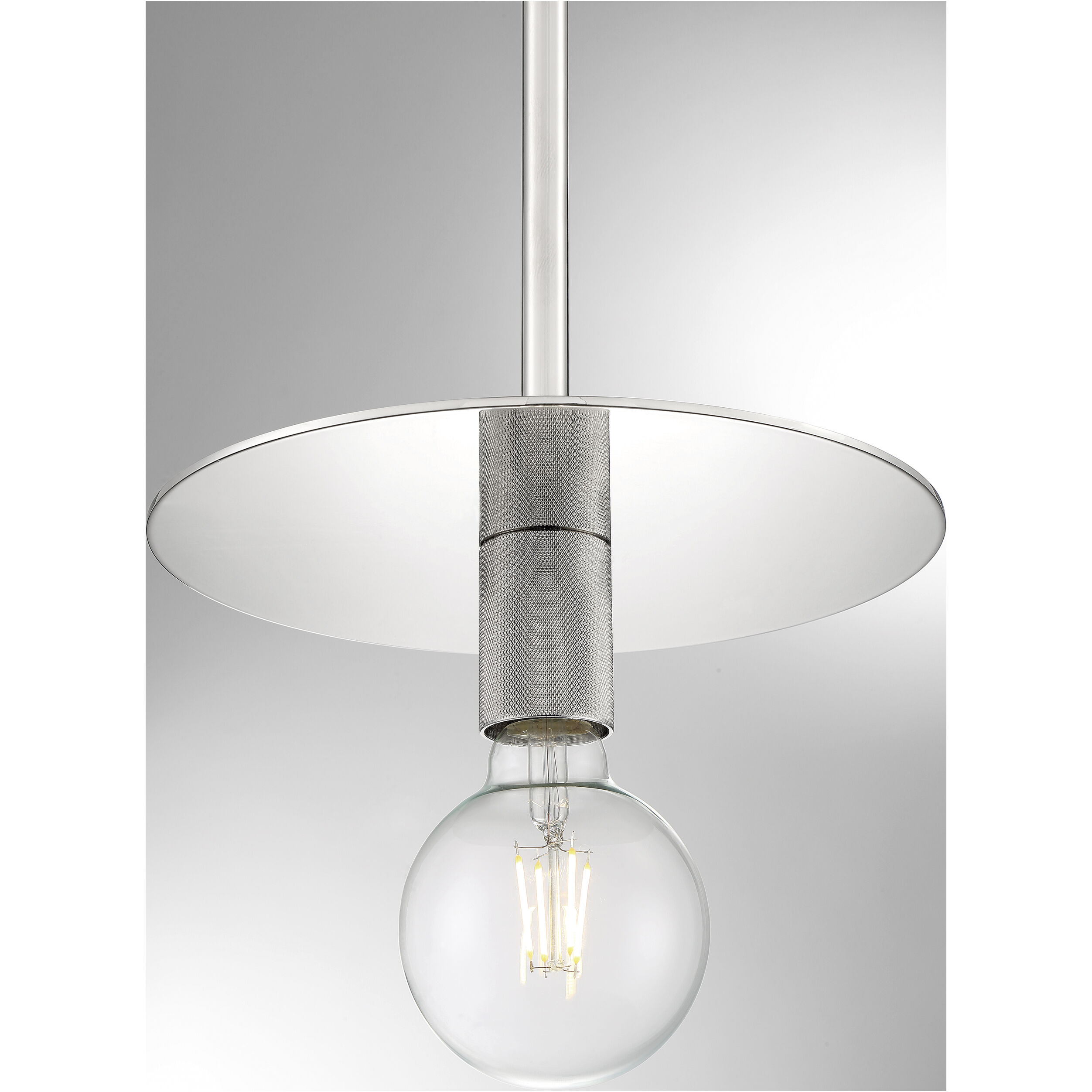 Bizet 1 Light 10 inch Polished Nickel Pendant Ceiling Light
