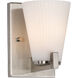 Royale 4.5 inch Brushed Nickel Vanity Wall Light