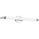 Edgeworth LED 27.75 inch Brushed Nickel Vanity Light Wall Light