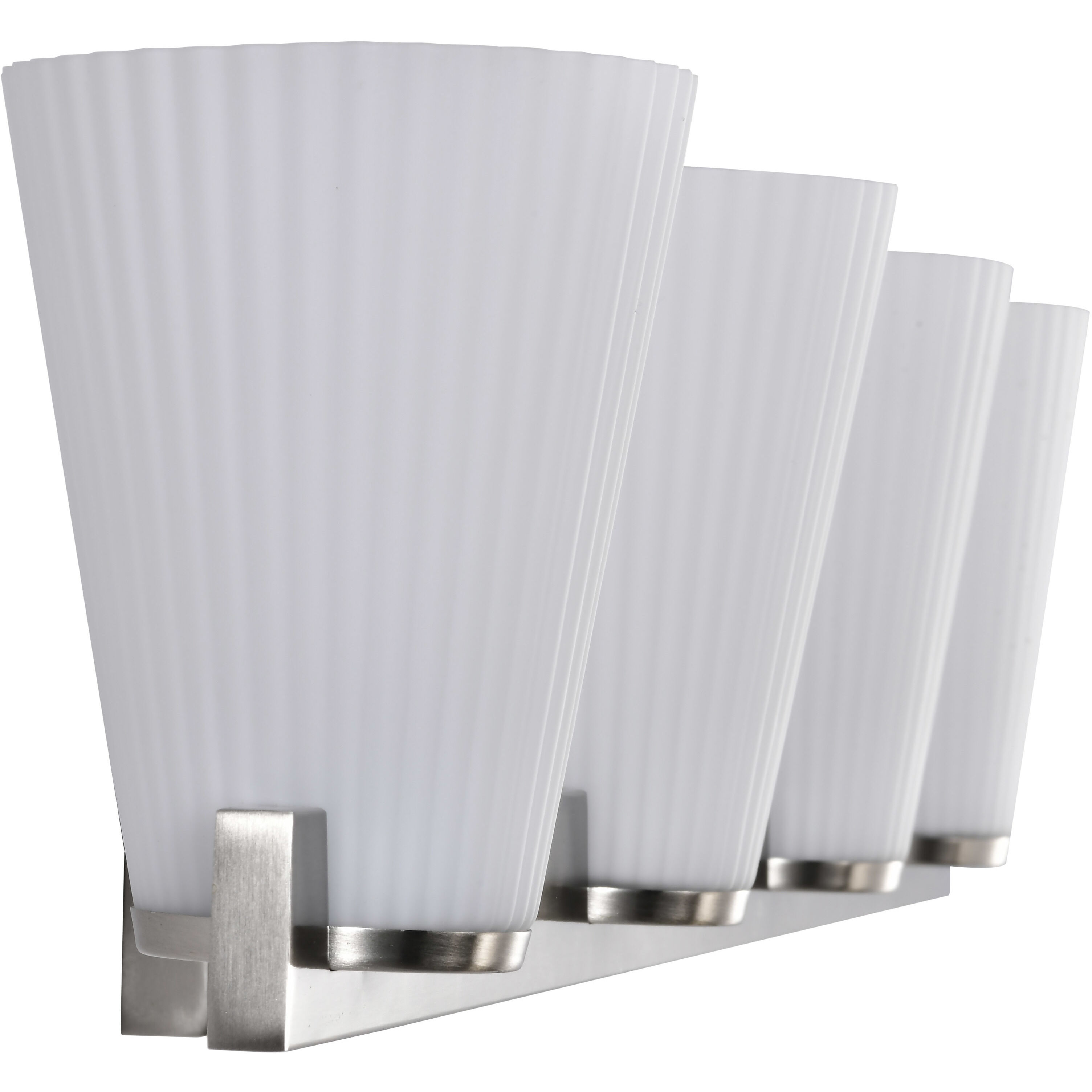 Royale 33.5 inch Brushed Nickel Vanity Wall Light