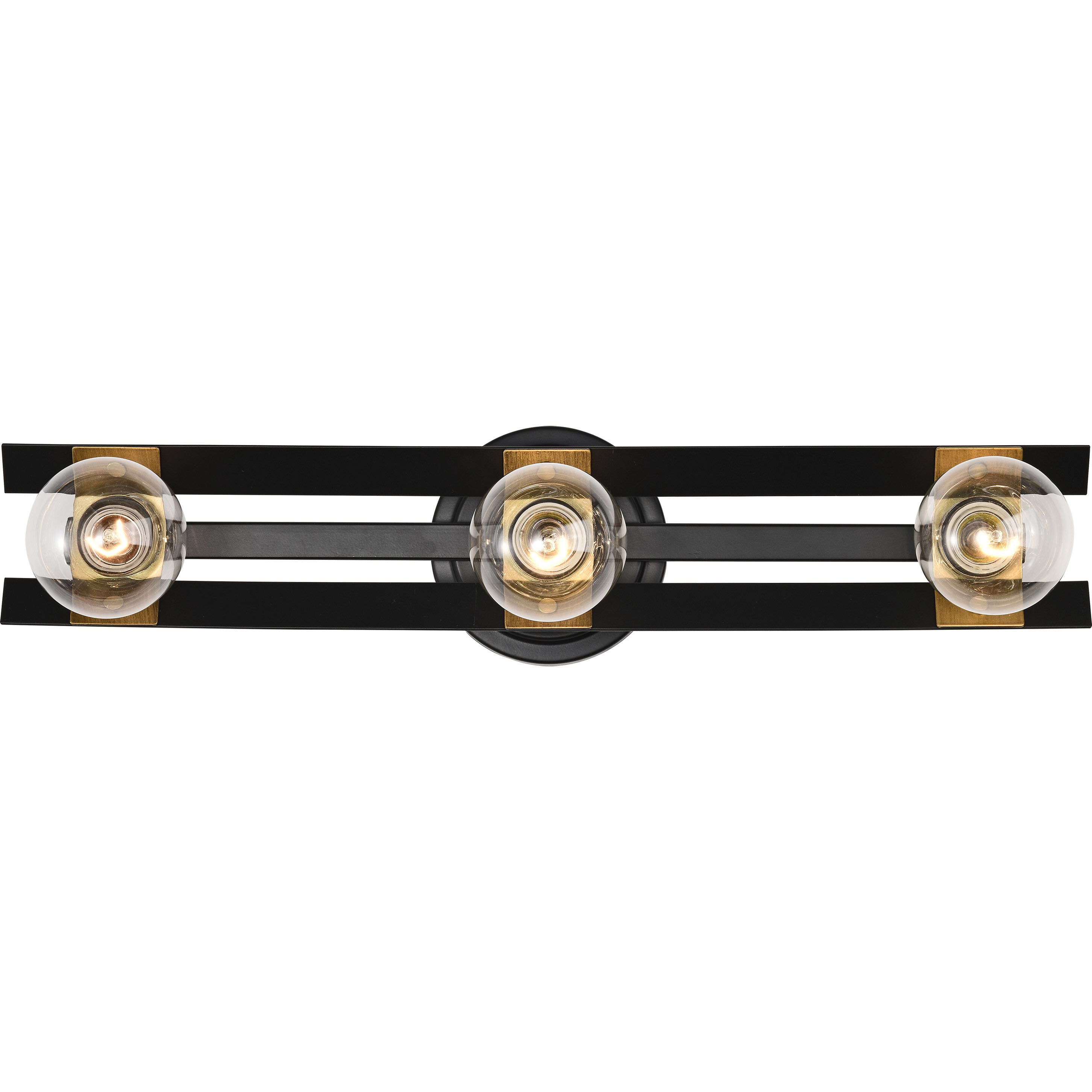 Marsden 3 Light 22 inch Matte Black Bath Vanity Light Wall Light