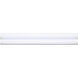 Brentwood LED White Linear Strip Ceiling Light, Strip Fixture