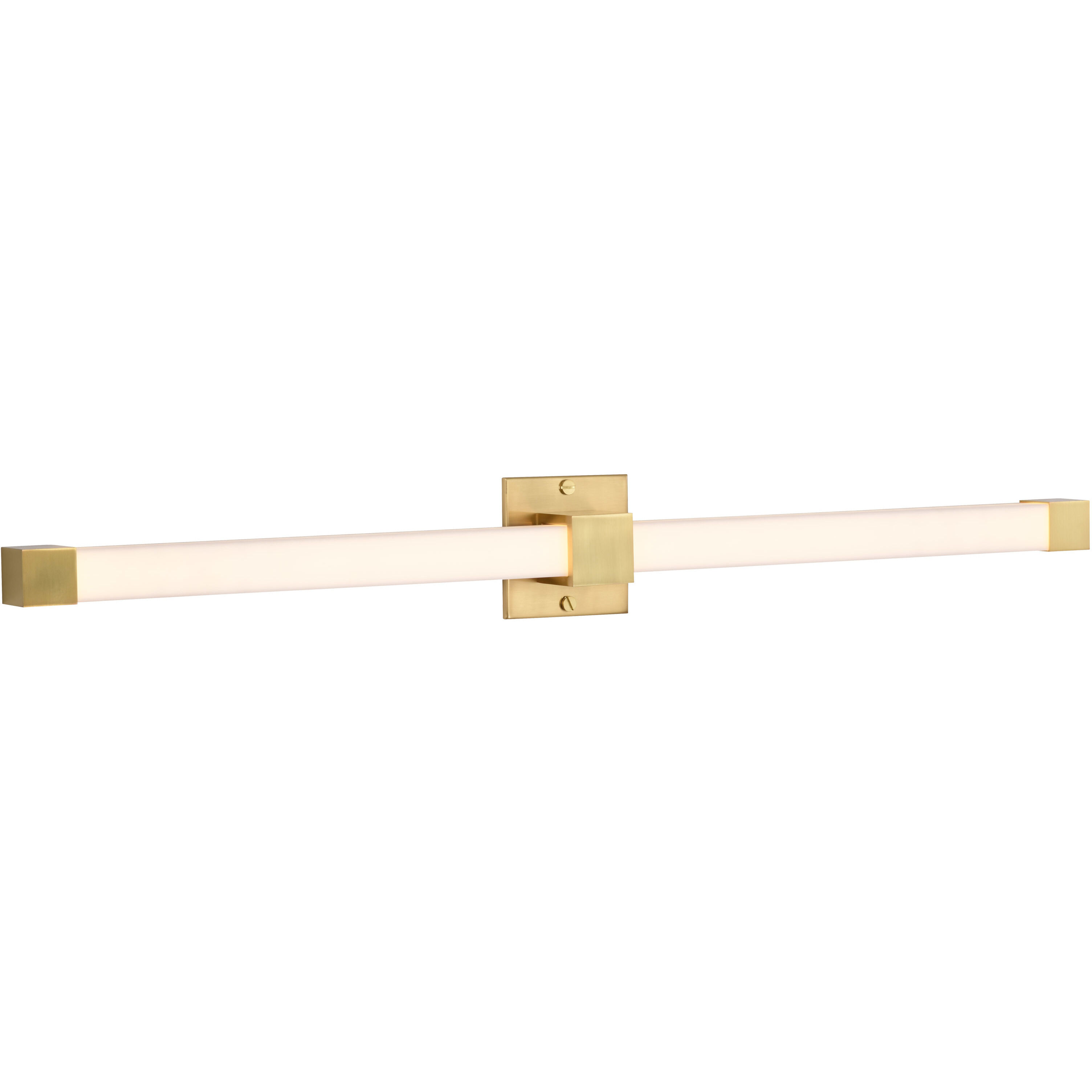 Brightwyn LED 35 inch Brushed Brass Vanity Wall Light