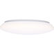 ColorQuick LED 13.98 inch White Flush Mount Ceiling Light