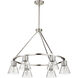 Gianna 30 inch Brushed Nickel Chandelier Ceiling Light