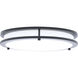 Glamour LED 12.99 inch Black Flush Mount Ceiling Light