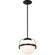 Lakeshore 1 Light 10 inch Matte Black Pendant Ceiling Light