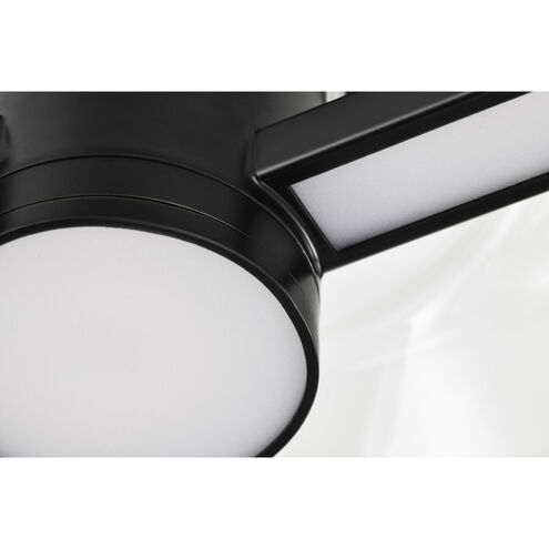 Edmond LED 13.63 inch Matte Black Semi Flush Mount Ceiling Light