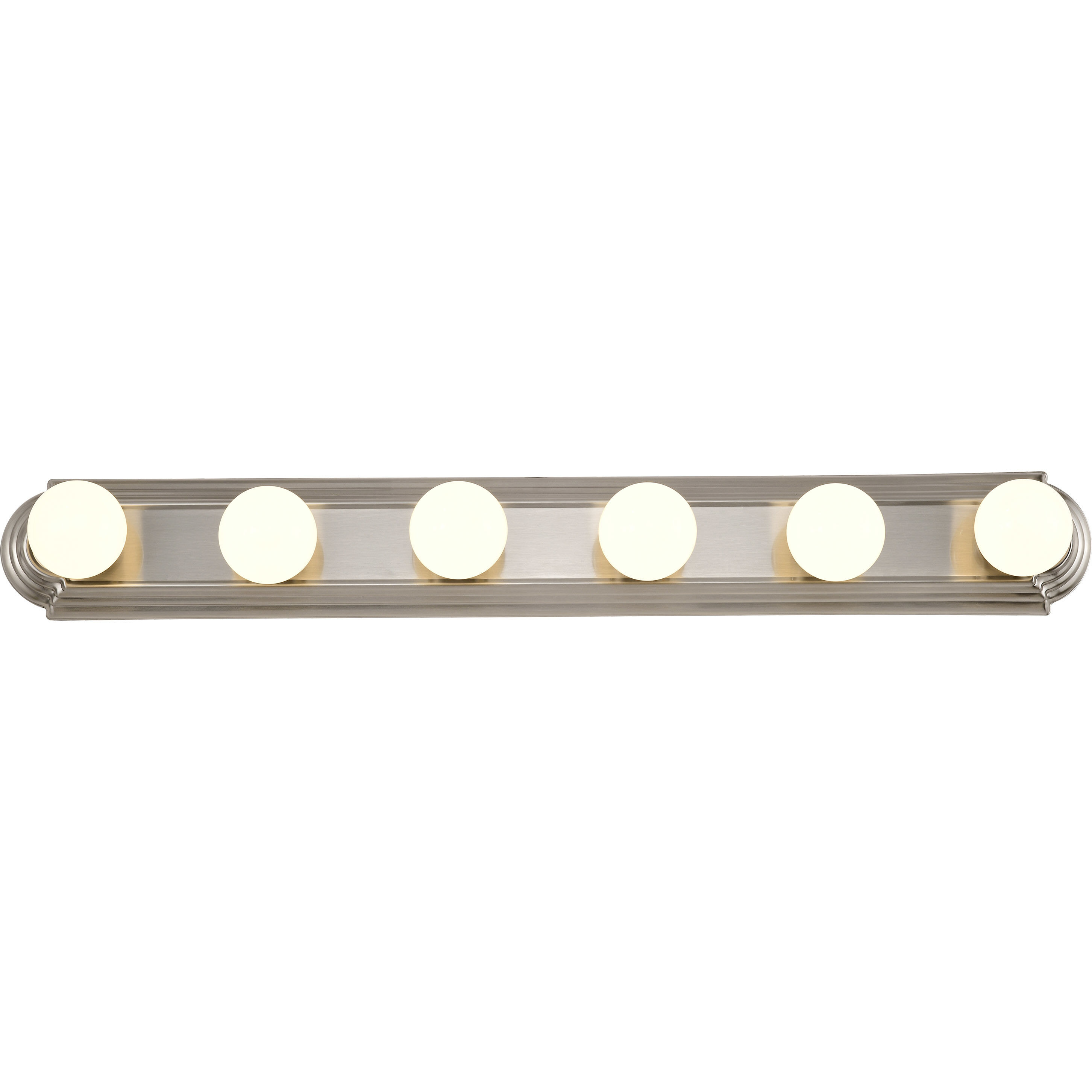 Brentwood 6 Light 36 inch Brushed Nickel Vanity Light Wall Light