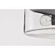 Clarksville 15 inch Matte Black Flush Mount Ceiling Light