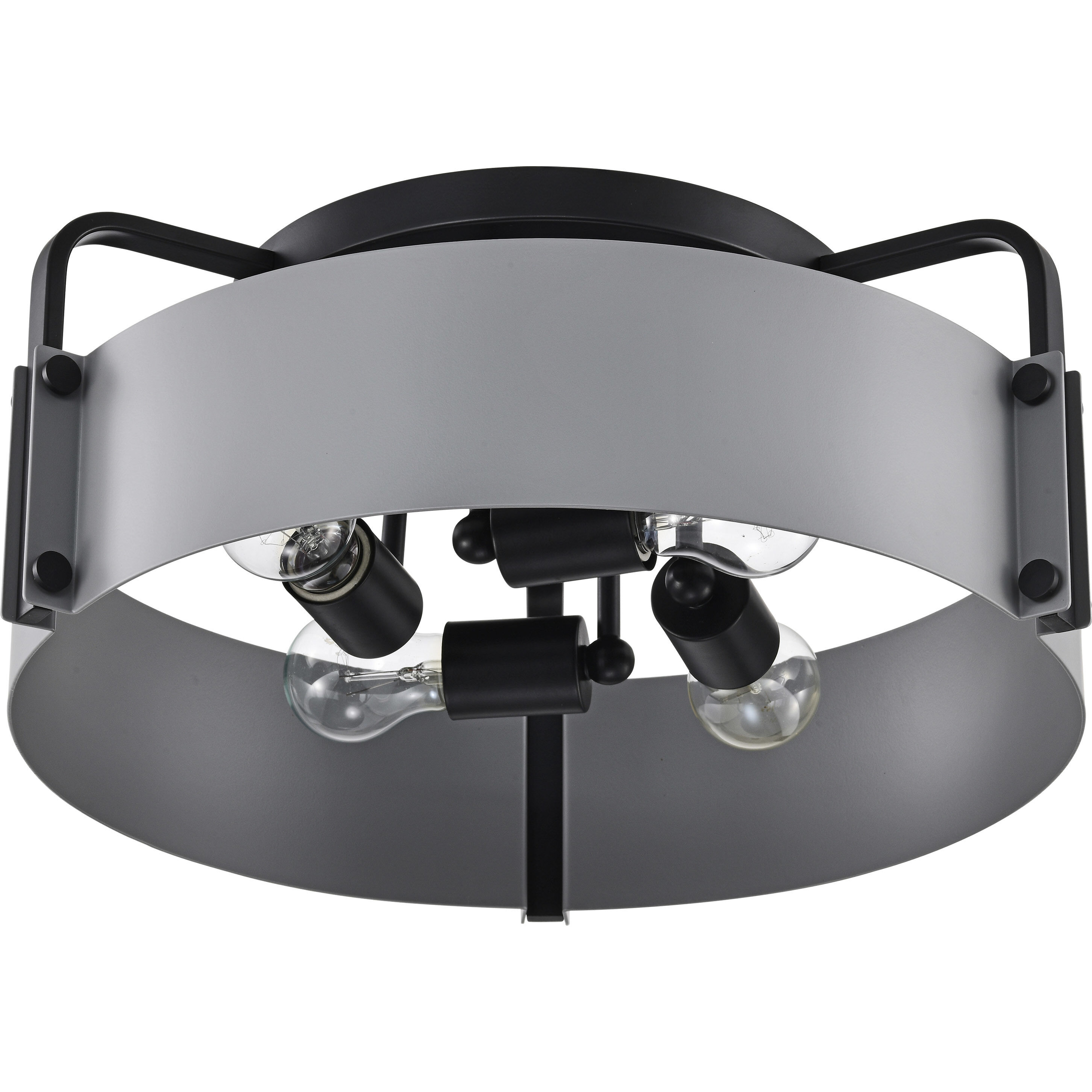 Altos 4 Light 18 inch Matte Gray Semi Flush Mount Ceiling Light