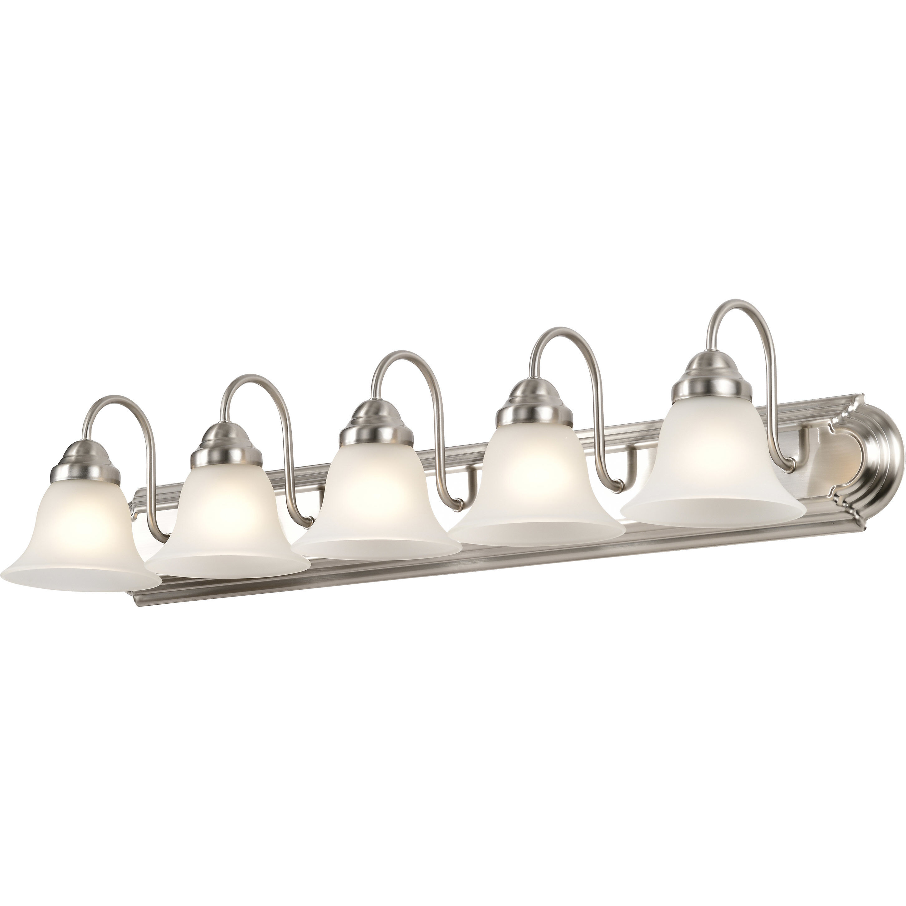 Ballerina 5 Light 36 inch Brushed Nickel Vanity Light Wall Light