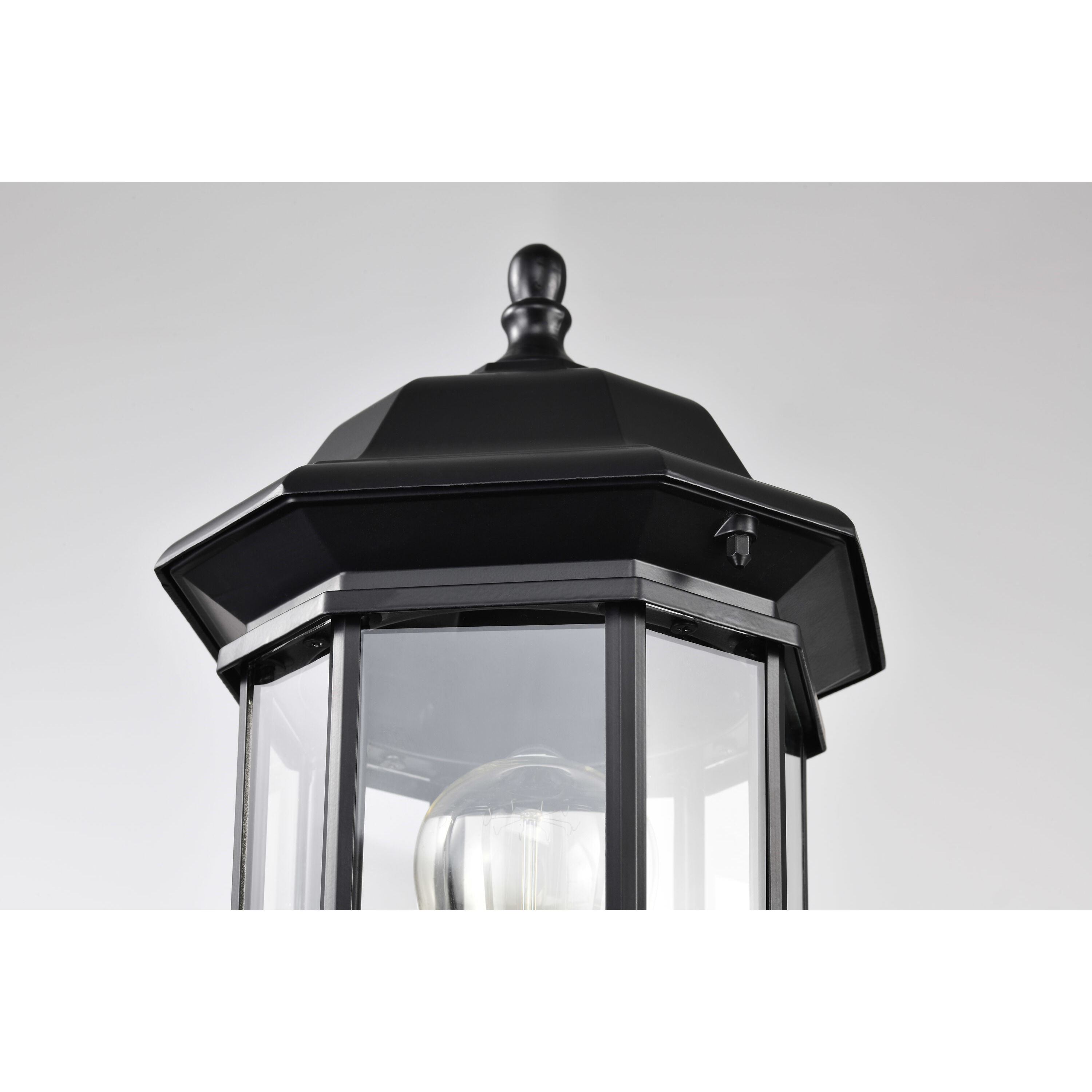 Hopkins 19 inch Matte Black Post Lantern, Large
