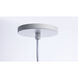 Century LED 2.56 inch Matte White Pendant Ceiling Light