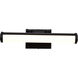 Cora LED 18.25 inch Black Vanity Wall Light