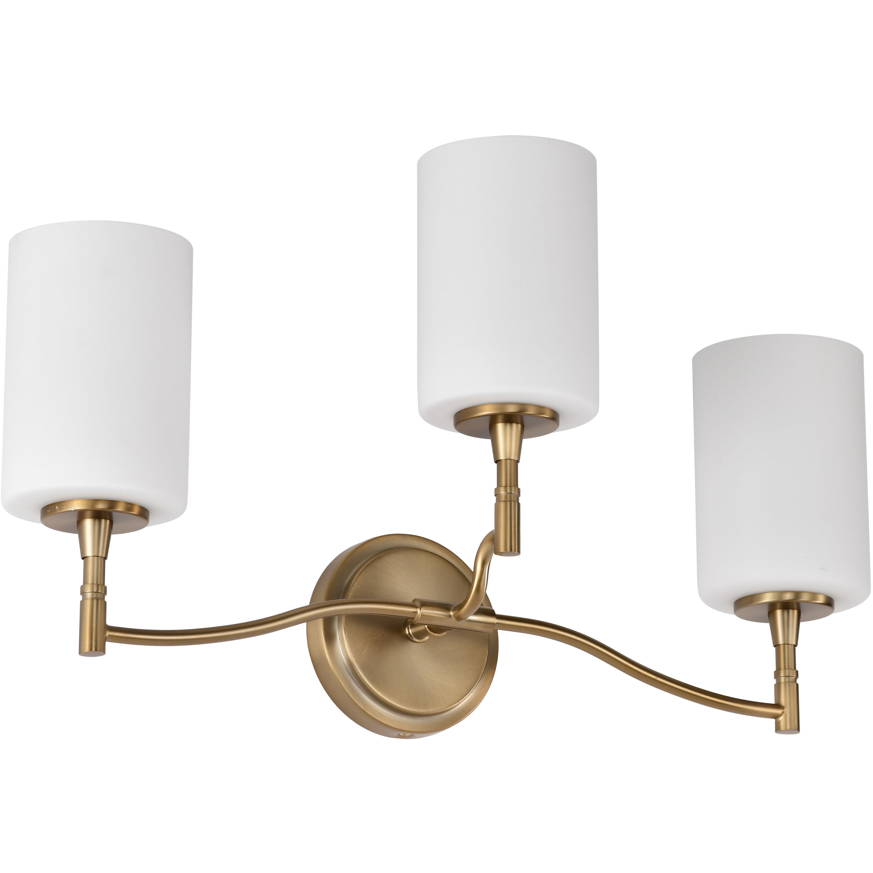 Liam 22 inch Burnished Brass Vanity Wall Light