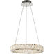 Asher LED 15.75 inch Polished Nickel Pendant Ceiling Light