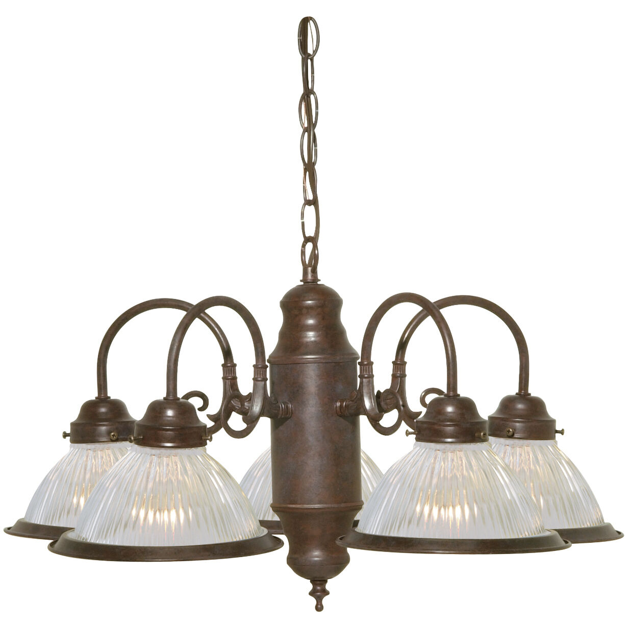 Brentwood 5 Light 22 inch Old Bronze Chandelier Ceiling Light