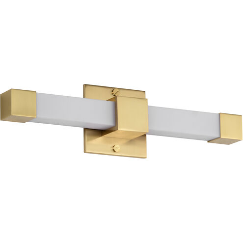 Brightwyn LED 16 inch Brushed Brass Vanity Wall Light