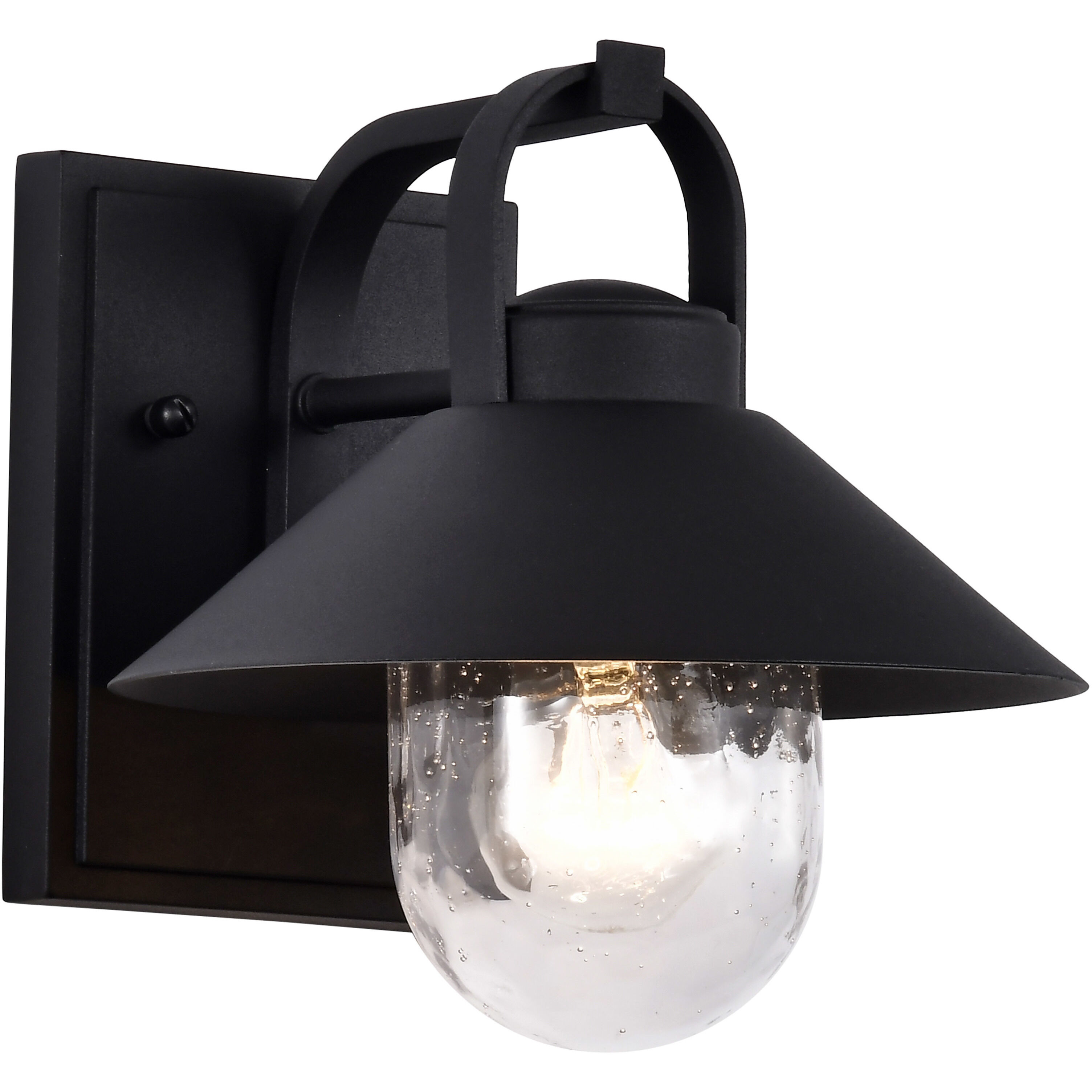 Ridge 8.13 inch Black Outdoor Wall Light