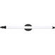 Edgeworth LED 39.63 inch Matte Black Vanity Light Wall Light