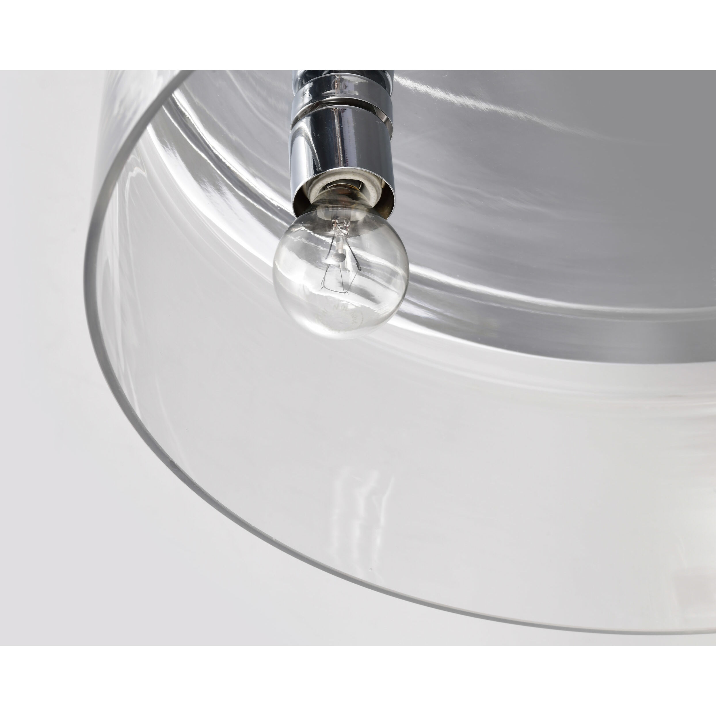 Marlowe 15 inch Polished Nickel Flush Mount Ceiling Light