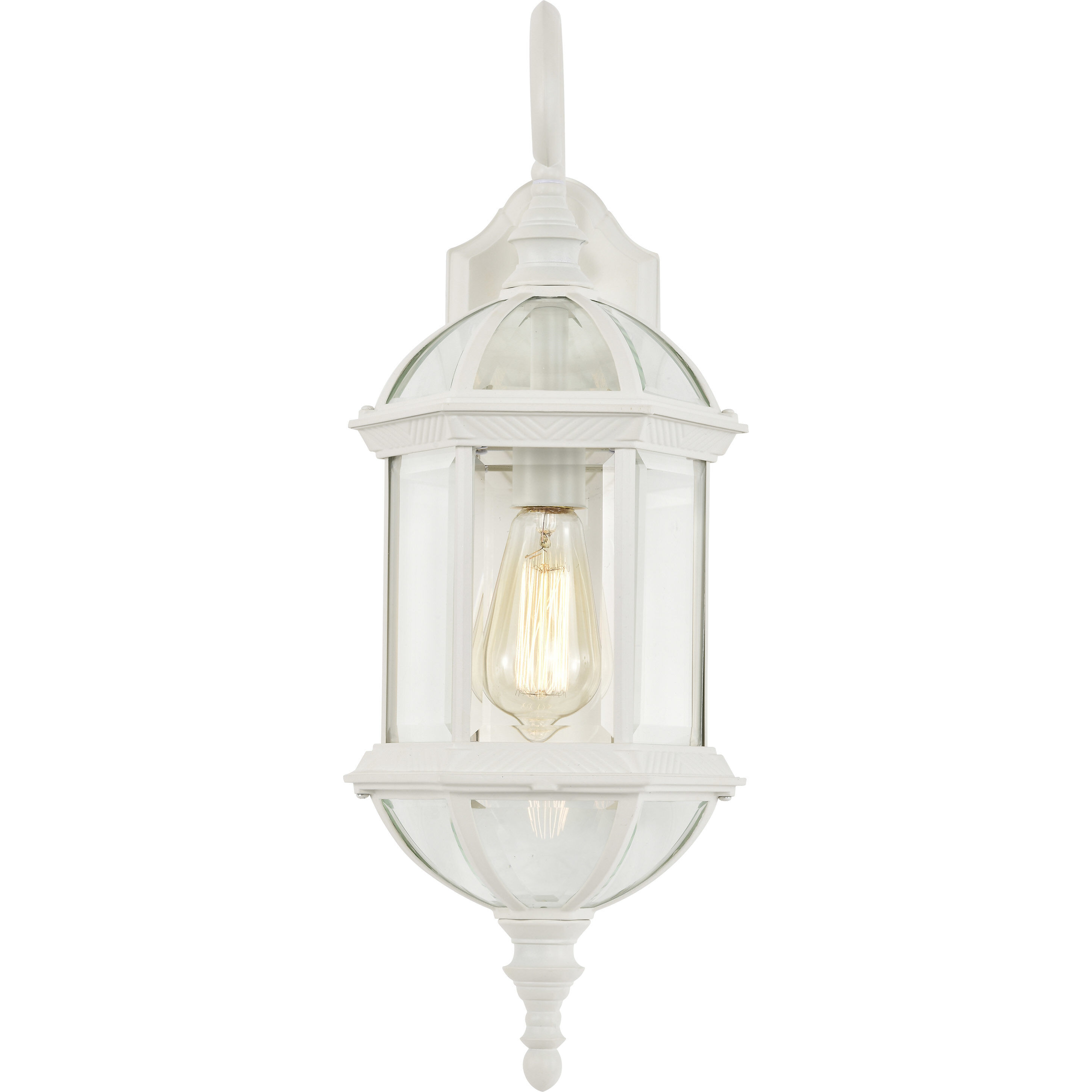 Boxwood 1 Light 22 inch White Outdoor Wall Lantern