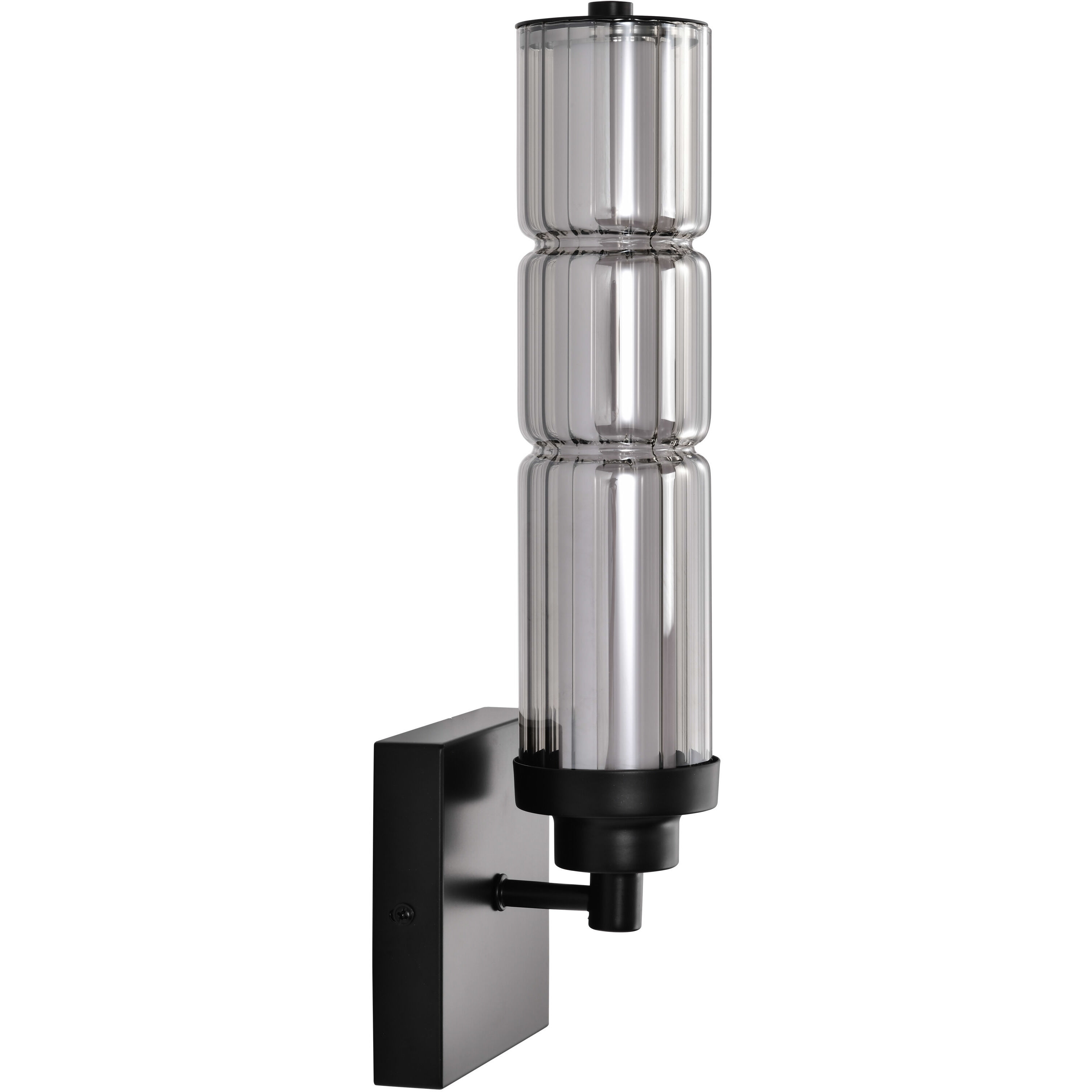 Evander LED 4.75 inch Matte Black Vanity Wall Light