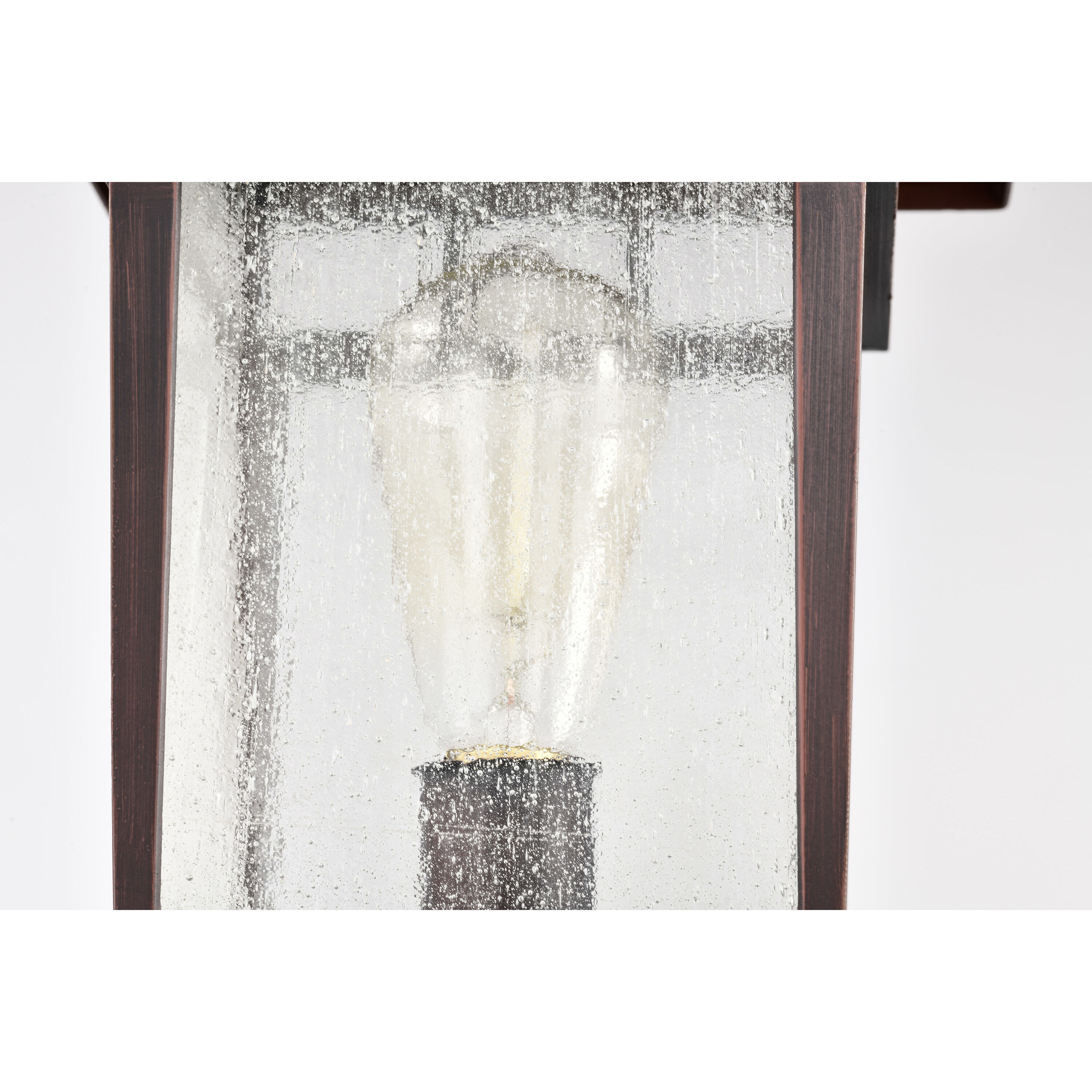 Cove Neck 16 inch Rustic Bronze Post Lantern, Large